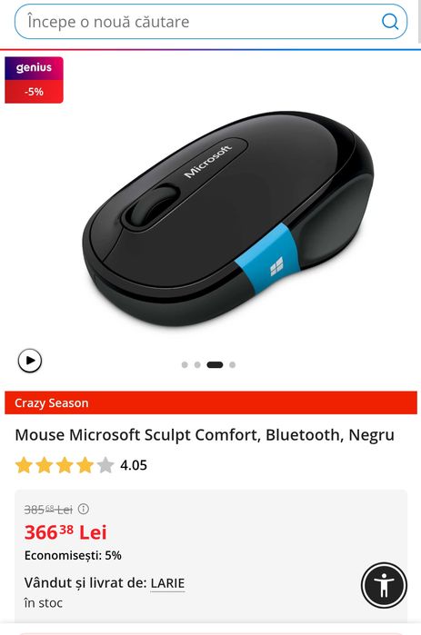 Mouse Microsoft sculpt confort