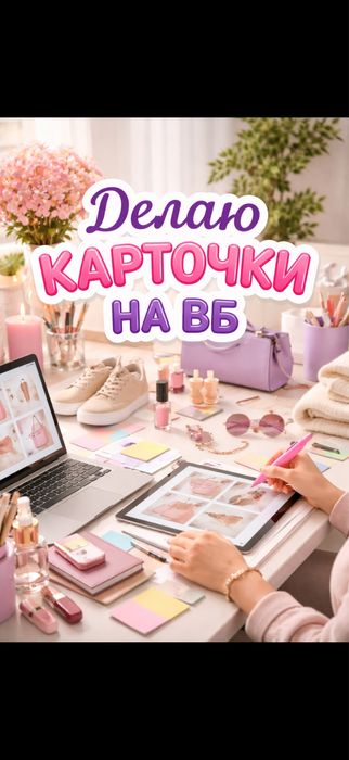 Делаю карточки на вб (красиво)