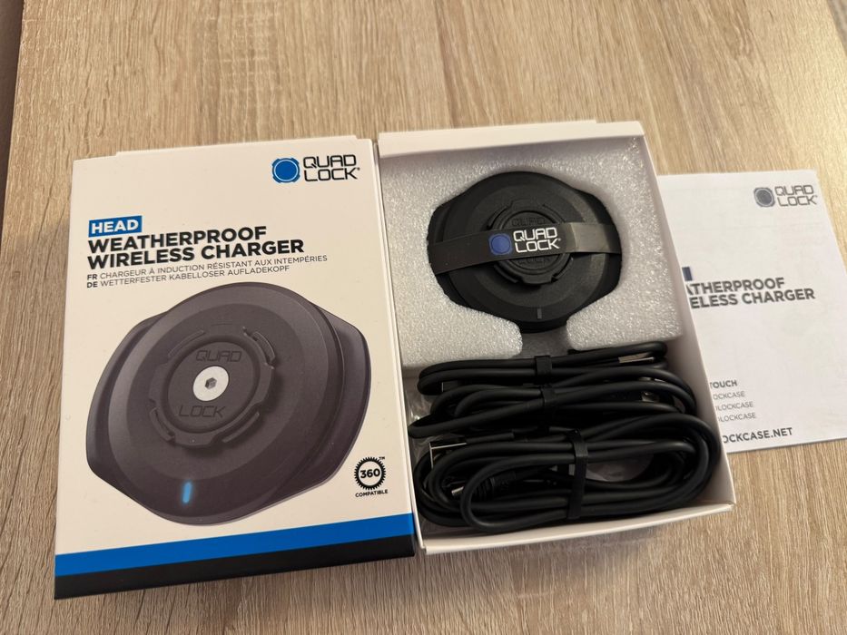 Încărcător Quadlock Wireless Charger - suport telefon quad lock