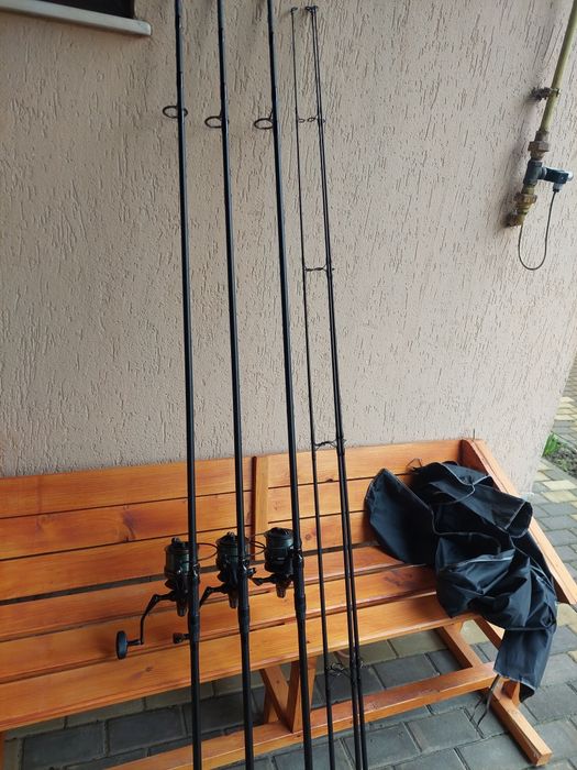 set crap , 3x shimano aerlex/ hakuyo xm1400,3x avid exodus/ sonik dominator x rs 3.60m  3,25
