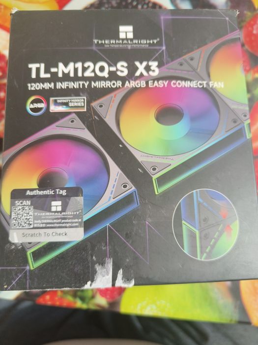 Set 3 Ventilatoare Thermalright TL-M12Q-S X3 ARGB 120mm – Noi