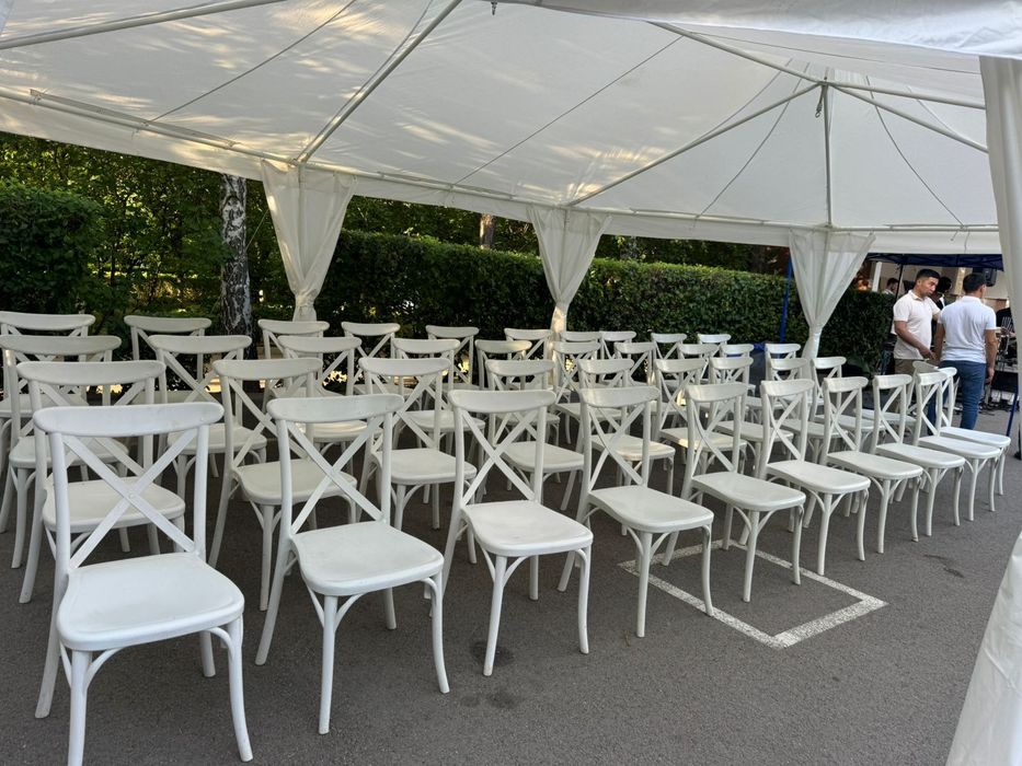 Шатёр стол стуля посуда Полуюрта