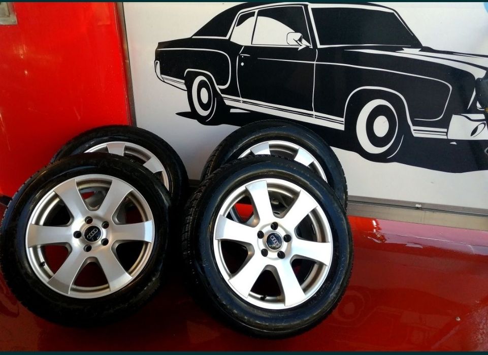 Cauciucuri Dunlop M+S 235/50/17 cu jante R17, 5x112