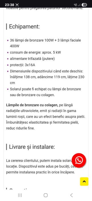 Schimb solar Ergoline Ambition home 250 astept oferte