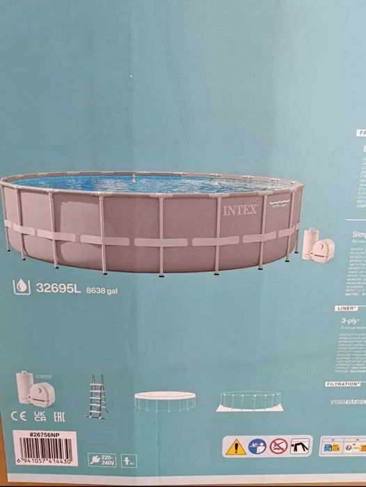 INTEX Басейн 6.10m/1.32m НОВ