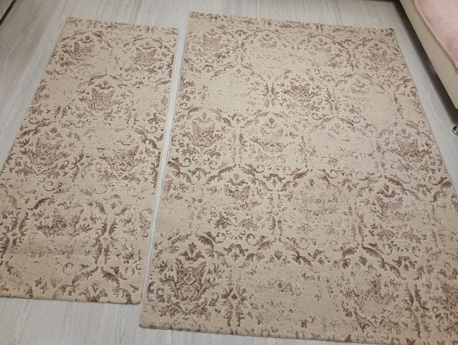 Set 4 covoare bej/maro