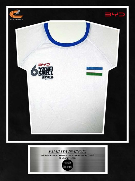 Памятная Ваша футболка в рамке/Estalik futbolkangiz ramkada