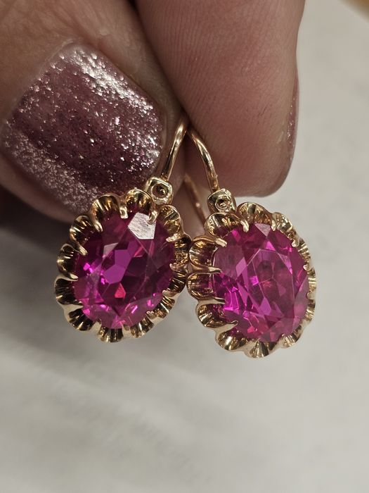 Серьги советские 583СССР