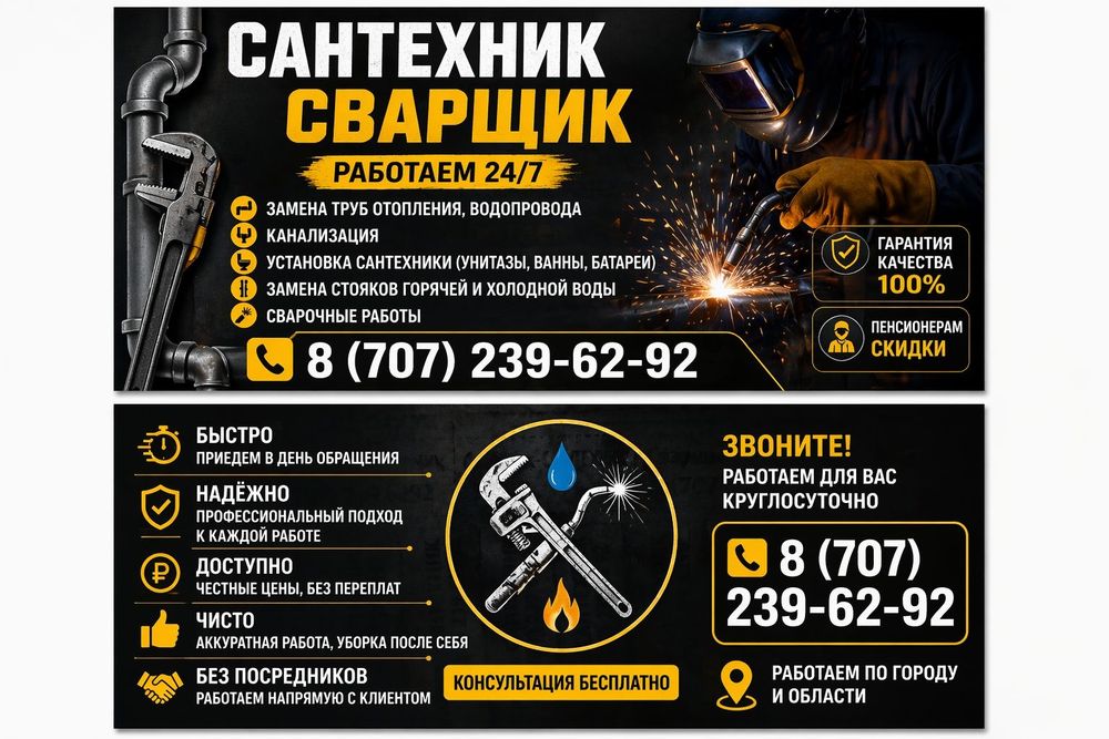 Сварщик сантехник