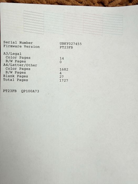 Принтер EPSON L1800 пробег 1700стр.