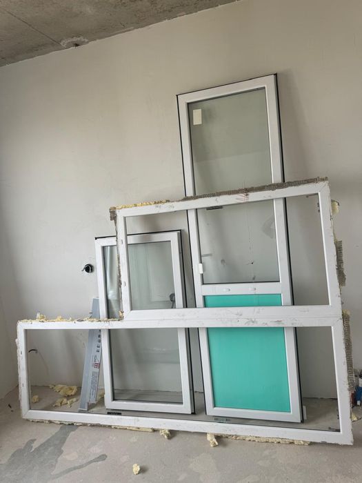 Пластик  двери окна