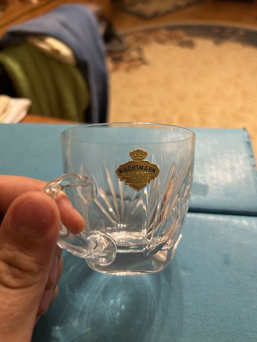 Set 6 cesti cristal Boemia