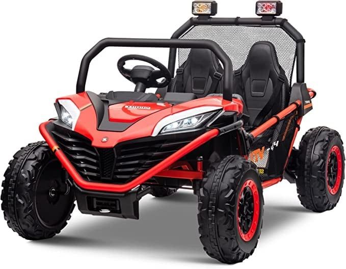 UTV electric copii 2 locuri 24V 300W, roti EVA, telecomanda, scaun