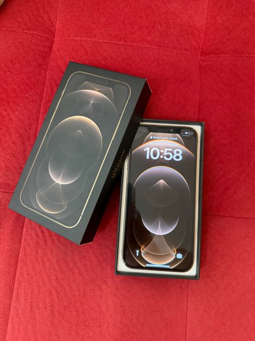 iPhone 12 Pro 256GB Gold | Без забележки | Кутия + подаръци