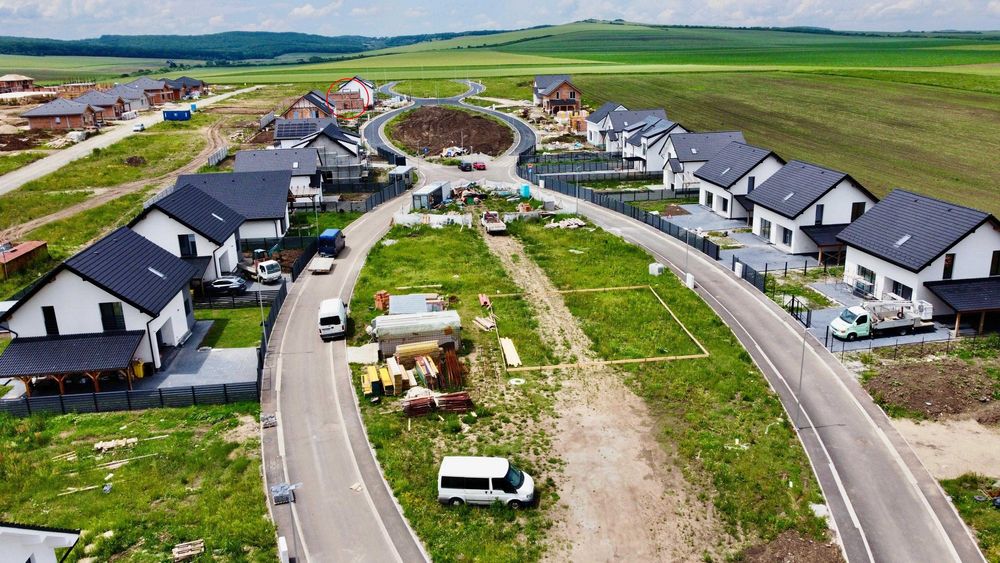 Casă individuală P+M la roșu – 441 mp teren – Șura Mică, Sibiu – persoană fizică