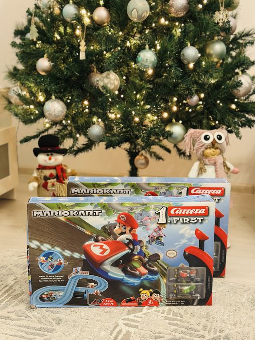 Pista Curse Electrica Carrera First Super Mario 2 Masinute Ideal Cadou