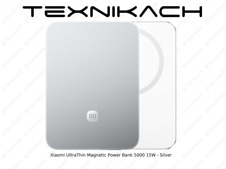 Xiaomi UltraThin Magnetic Power Bank 5000 15W • Доставка