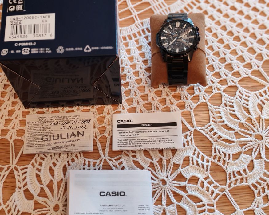 Часовник Casio Ediface