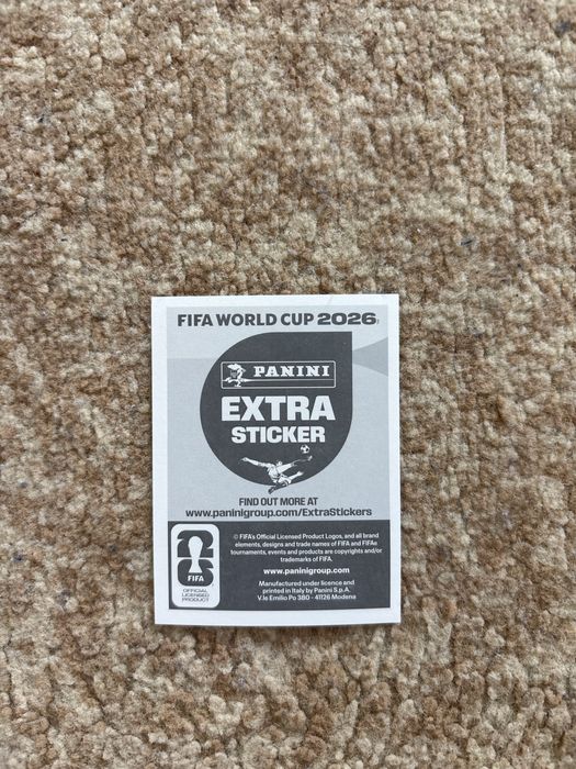 Extra Sticker Panini World cup 2026