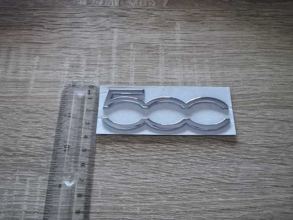 сребриста емблема Фиат Fiat 500