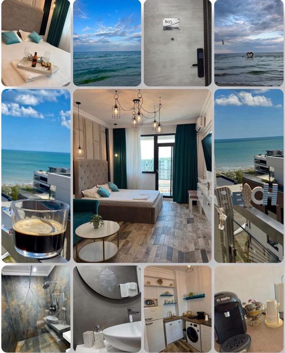 Studio Mamaia nord- 1 minut de plaja —VEDERE LA MARE —- 20-23 Iulie -1000 lei