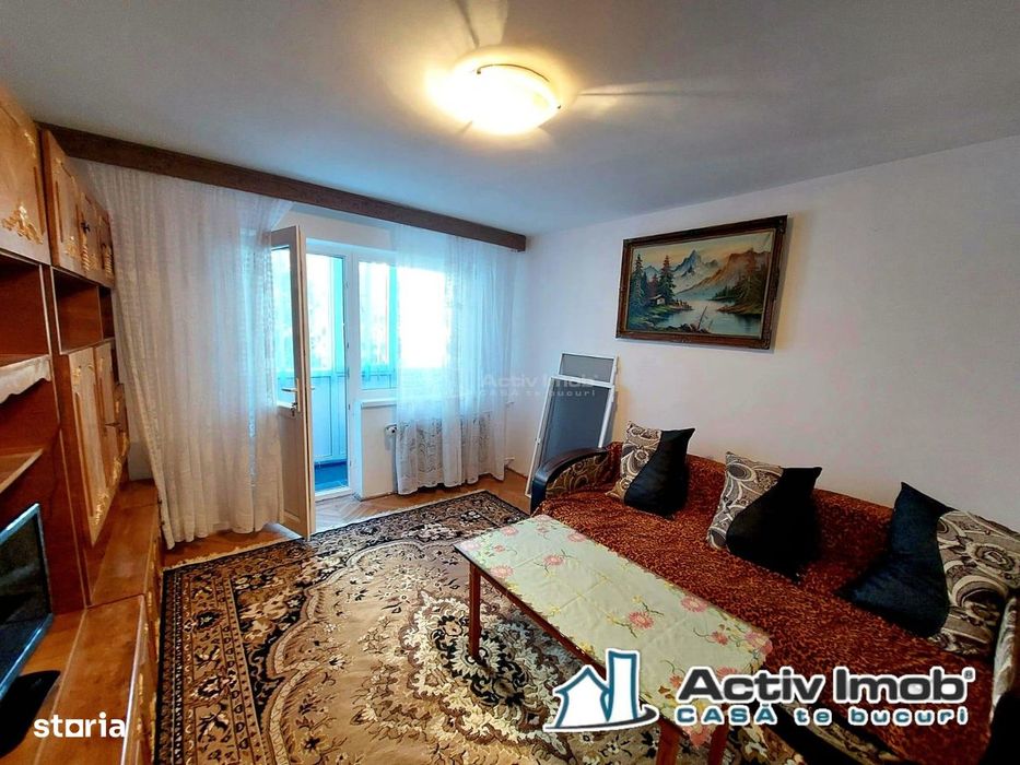 2 camere, etaj 1, 42 mp, boxa subsol, mobilat si utilat, Micro 14