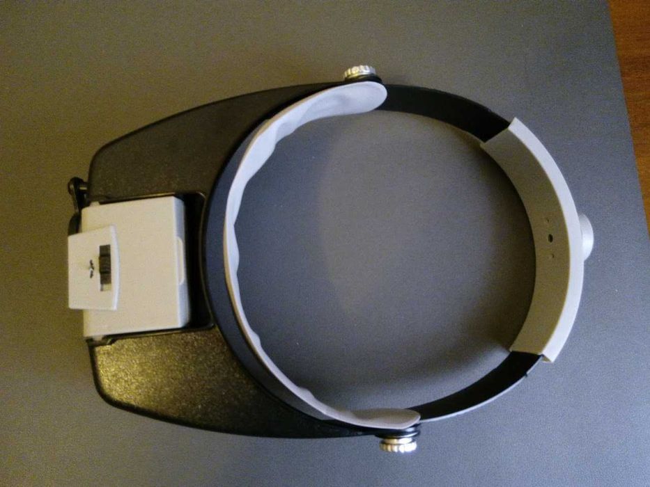 лупа на голову с фонариком професионнальная