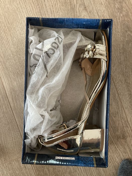 Sandale dama Sergio Todzi aurii, marimea 37