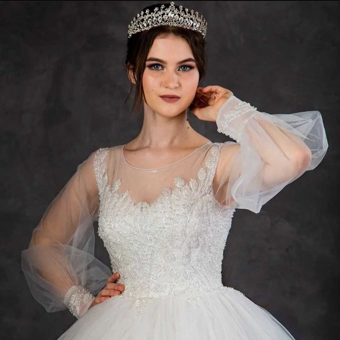 Свадебное платье, пышное