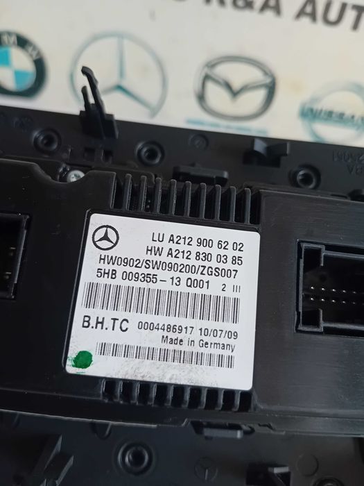 Panou Modul Comanda CLima Climatronic Mercedes E Class W212 Cod A2129006202