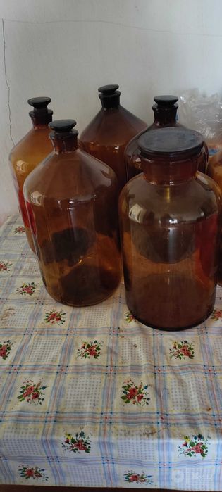 5 литровые бутылки (йодовые)