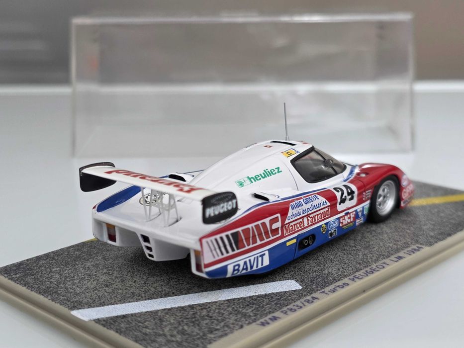 Macheta Auto 1/43 Bizzare By Spark WM P83/84 Turbo Peugeot LM 1984 ...