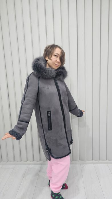 Двусторонняя дубленка