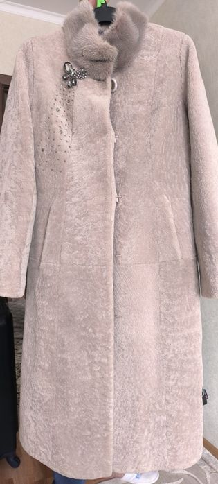 Дублёнка- пальто