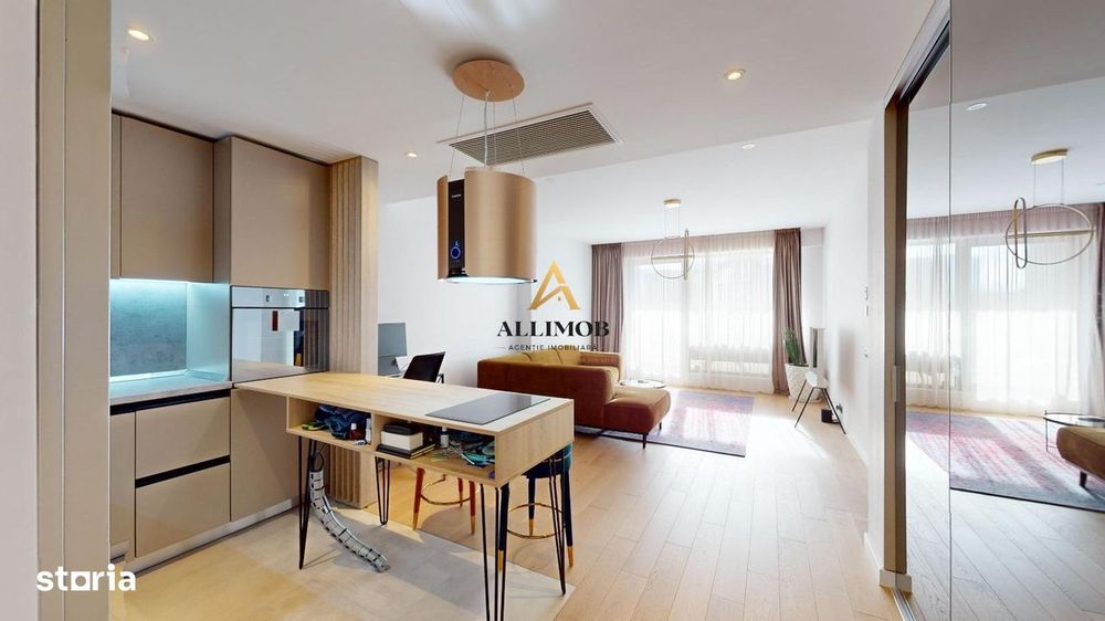 One Herastrau Towers | Apartament premium cu 2 camere, terasa 24 mp |