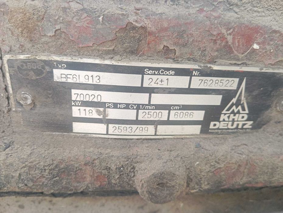 Motor Deutz BF6L 913 160 CP