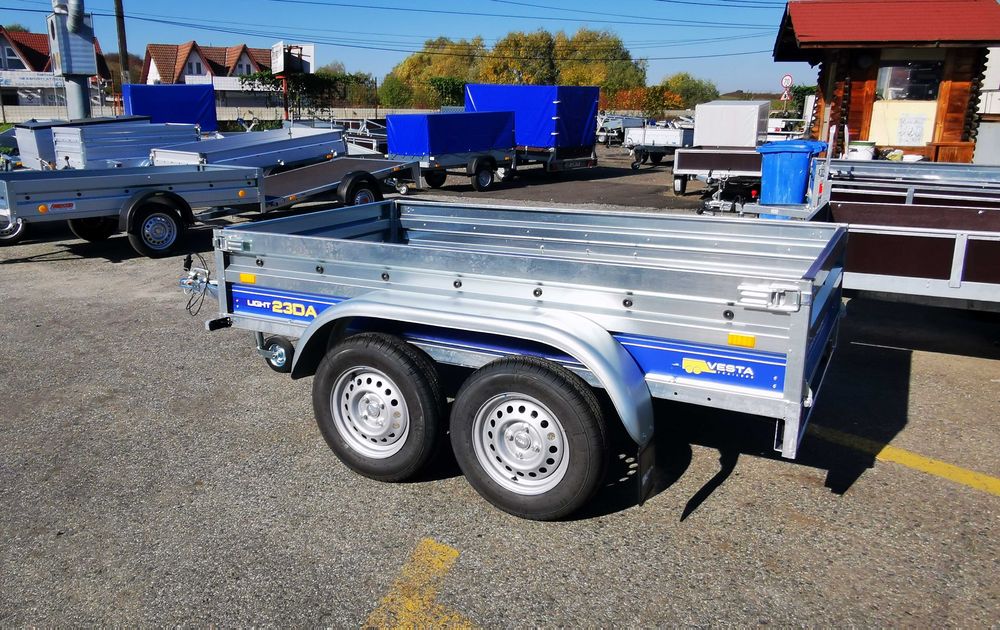 Remorca Cluj/ SUDATA, 2 Axe * 750 Kg: Dimensiuni 232 (250)*135 cm !