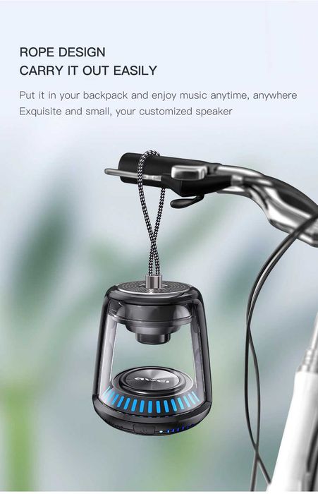 Awei Y666 Mini Bluetooth колонка 5W Stereo Bass & Waterproof Outdoor