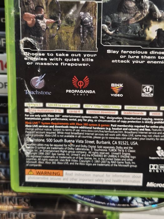 Joc/jocuri Turok Xbox360 original