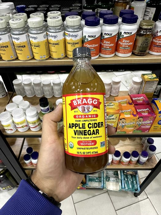 Bragg: Органический яблочный уксус с уксусной маткой, 473 мл