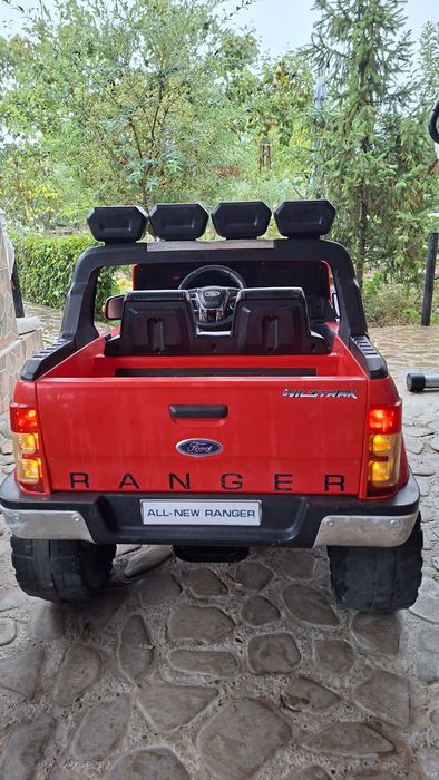 Masinuta electrica pentru copii M-Toys, cu telecomanda, Ford Ranger, Rosu