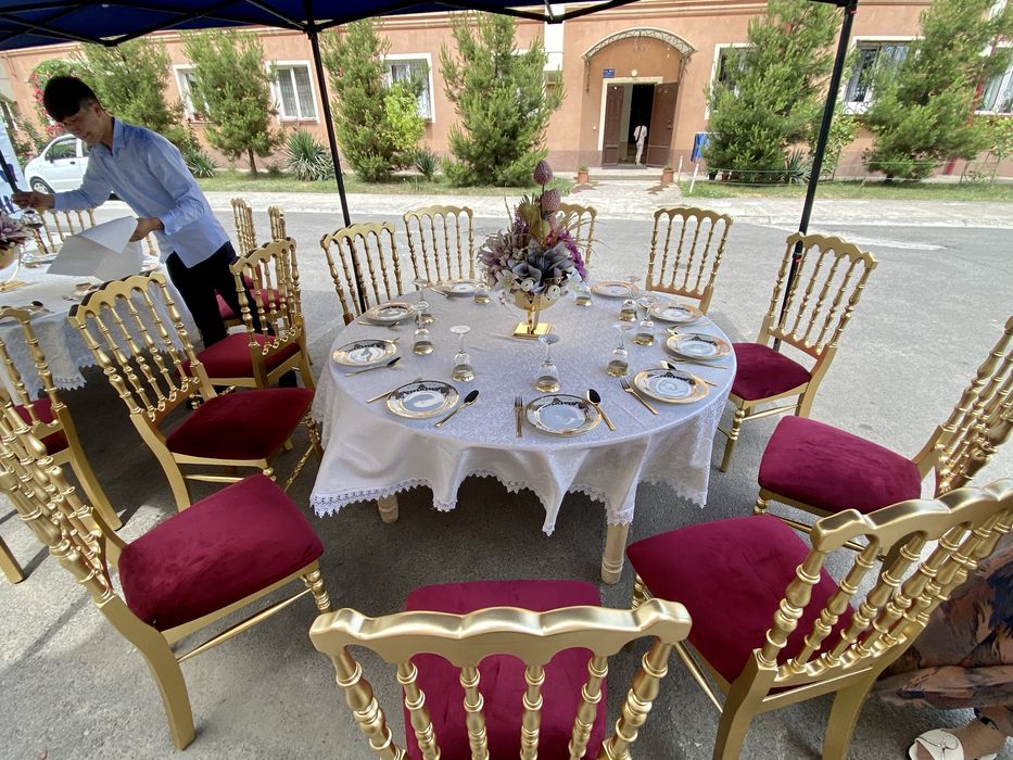 Прокат стол стул посуда Prakat stol stul chinnilar