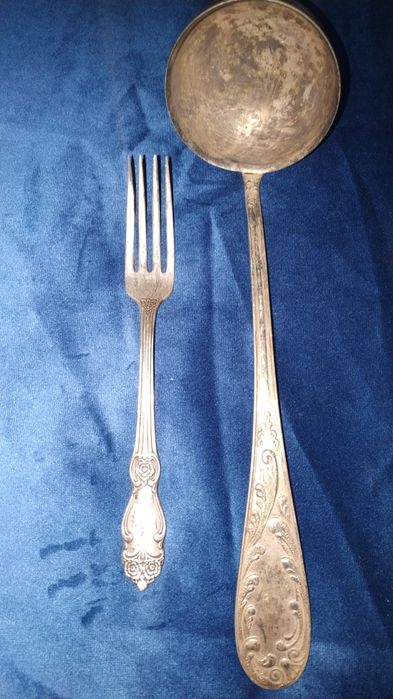 Мельхиор столовые приборы