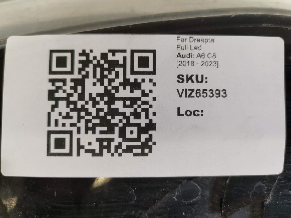 Десен фар / Far Dreapta Full Led Audi A6 C8 Оригинален Повреден