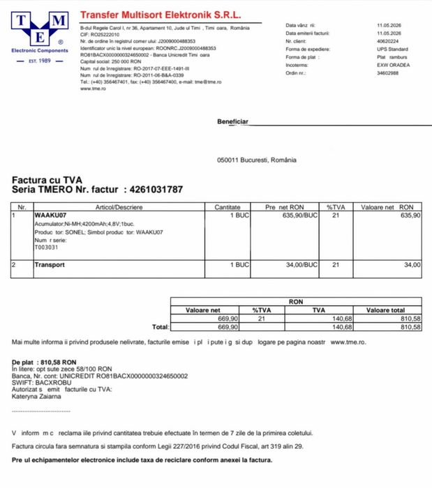 Sonel MRU 120 aparat  rezistență priză de pământ