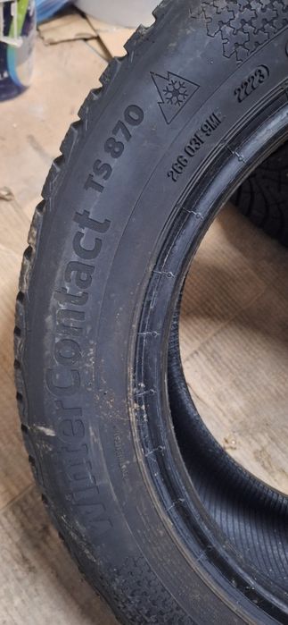 6.85mm! 205 55 16 Continental wintercontact ts 870
