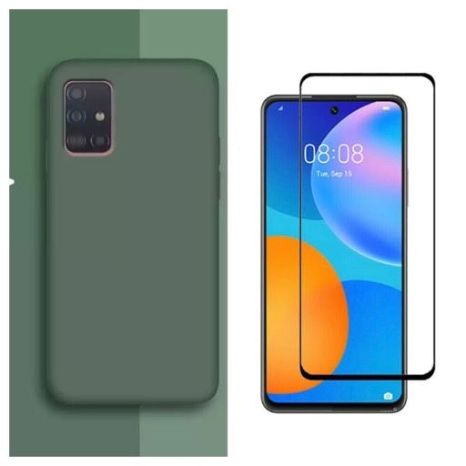 Husa Silicon Int Catifea + Folie Sticla Samsung S20/S21/S23/S24/S25 FE