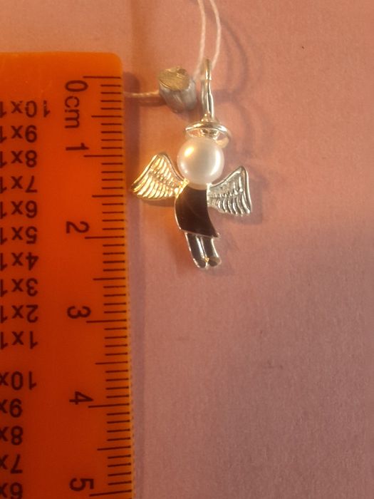 Подвес  Ангел сребърен