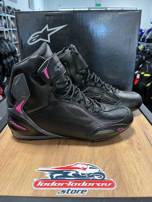 Дамски Мото боти ALPINESTARS FASTER 3, 40,като нови,протектори