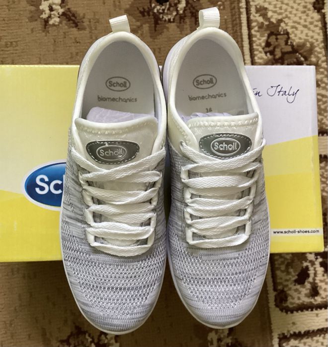 Sneakers scholl darwin, marimea 36, culoare alb cu gri